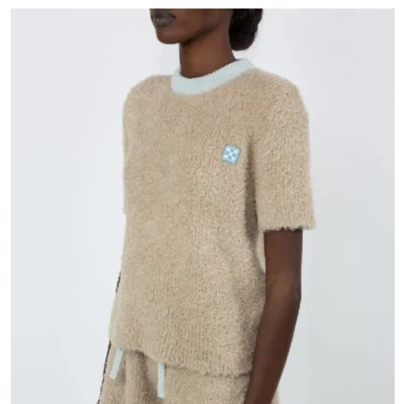 Off-white X The Webster Exclusive Knit Tee Neutral